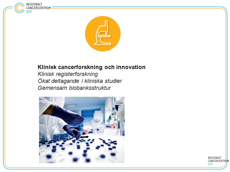 Klinisk cancerforskning och innovation