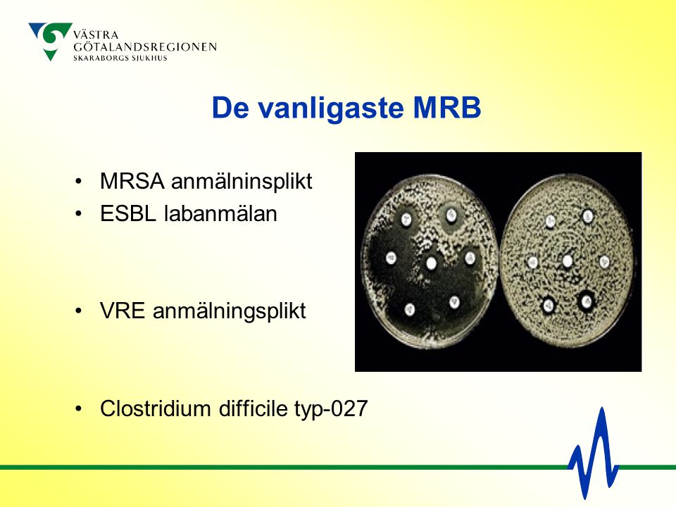 De vanligaste MRB MRSA anmälninsplikt ESBL labanmälan
