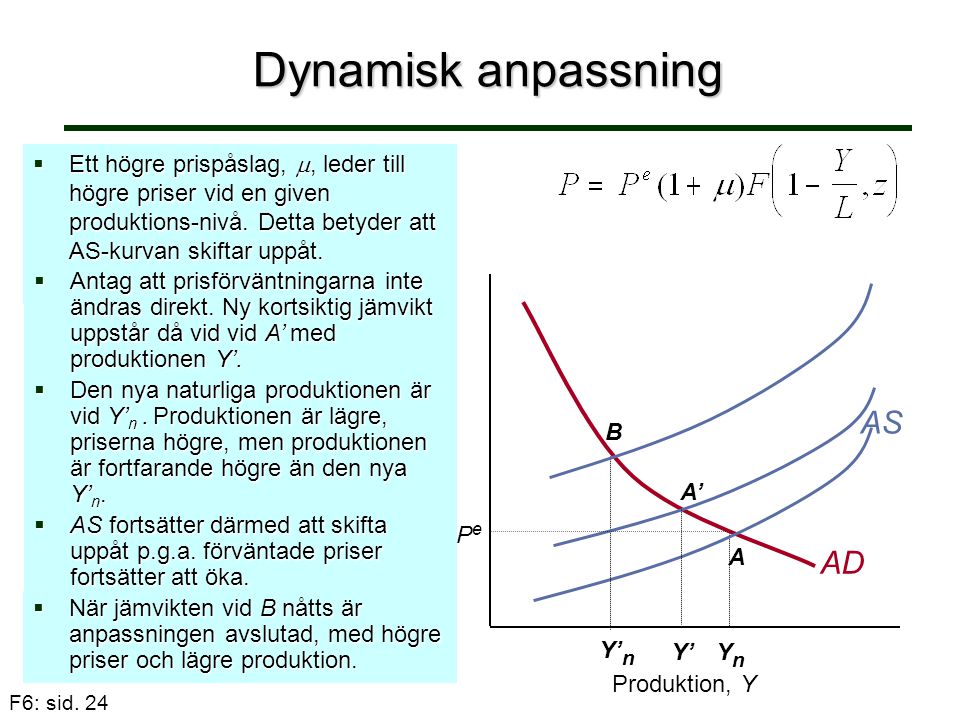 Dynamisk anpassning AS AD
