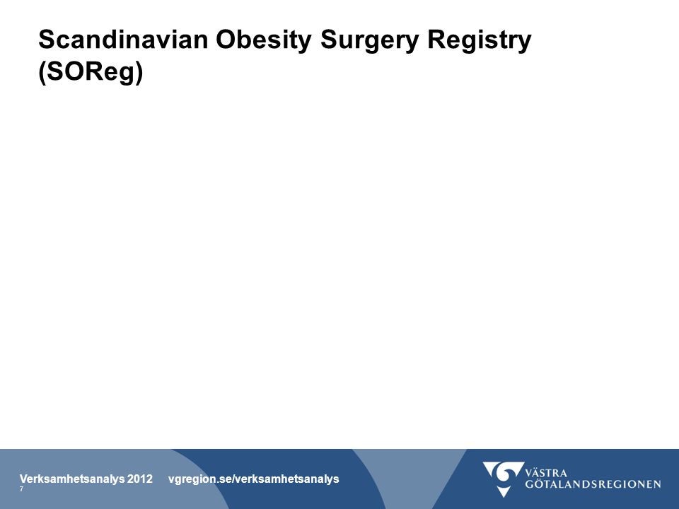 Scandinavian Obesity Surgery Registry (SOReg)