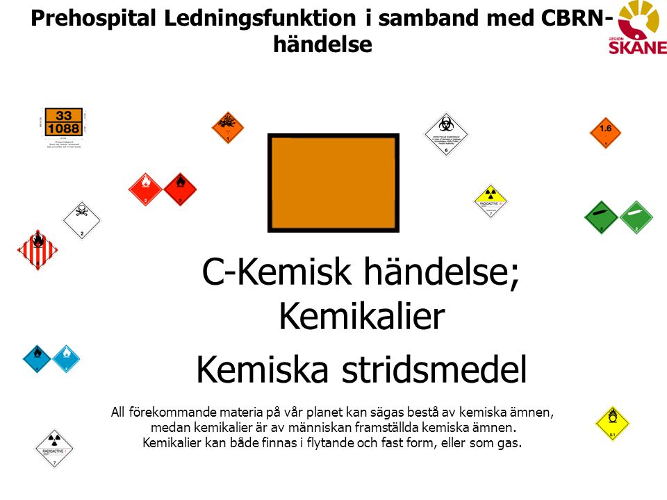 Prehospital Ledningsfunktion i samband med CBRN-händelse