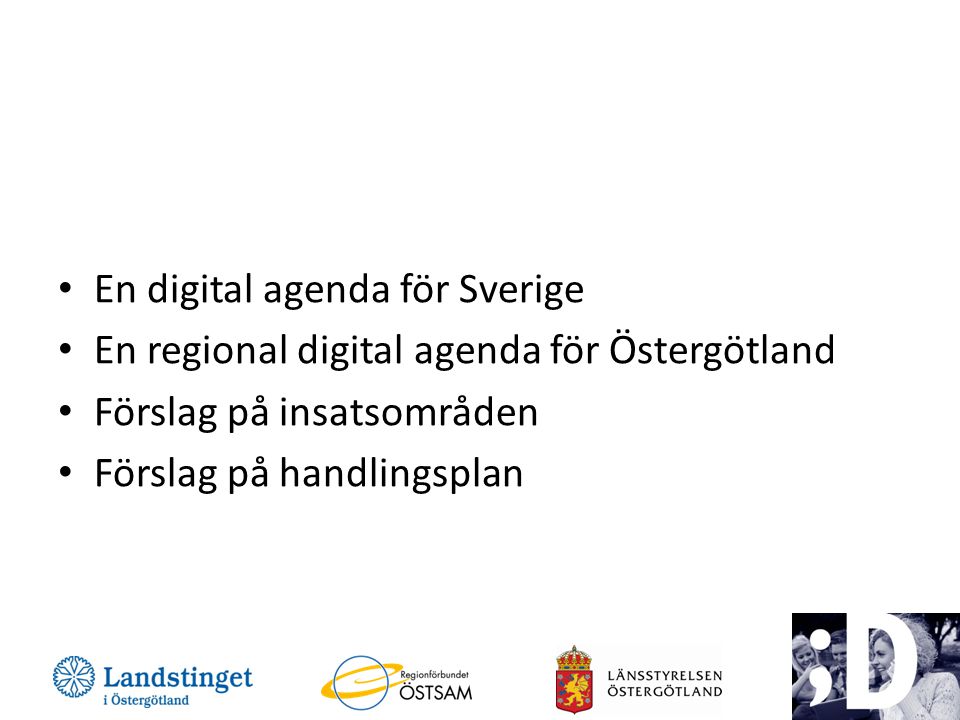En digital agenda för Sverige