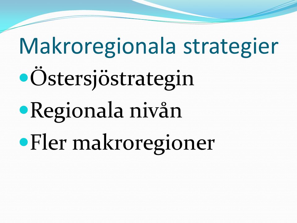 Makroregionala strategier