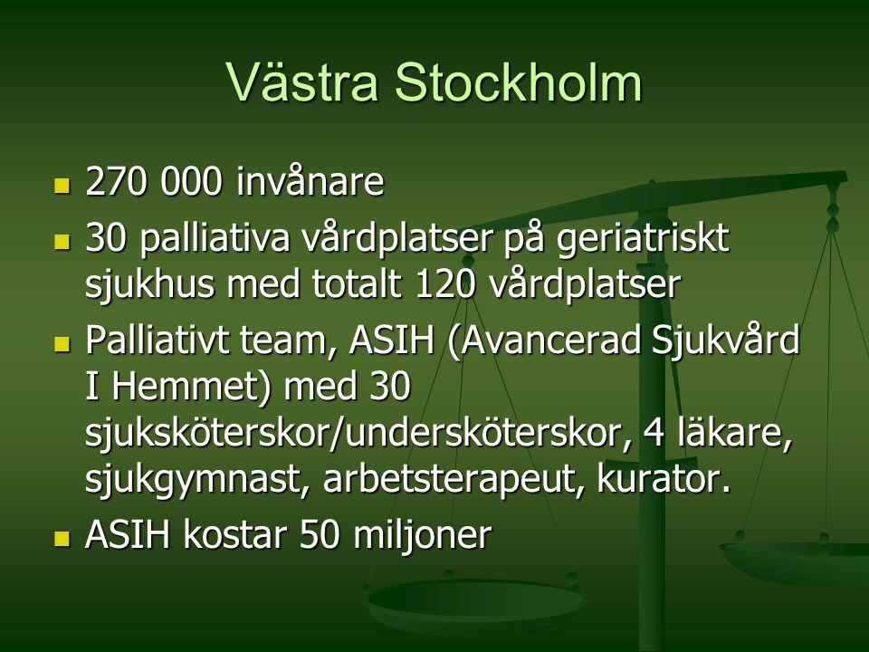 Västra Stockholm invånare