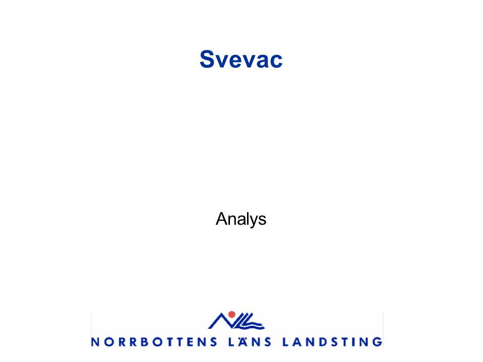 Svevac Analys