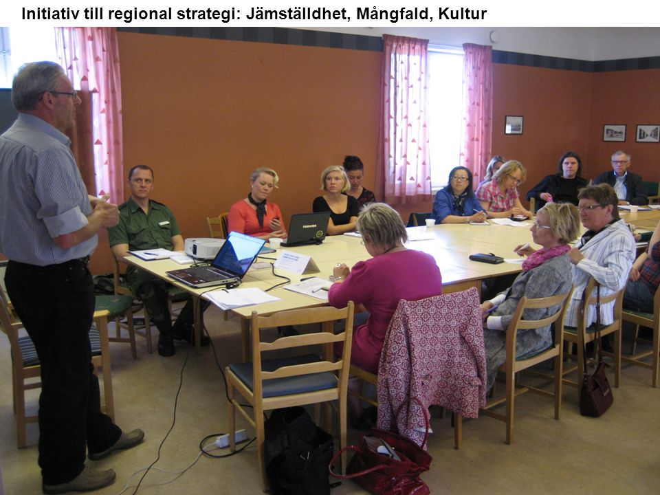 Initiativ till regional strategi: Jämställdhet, Mångfald, Kultur