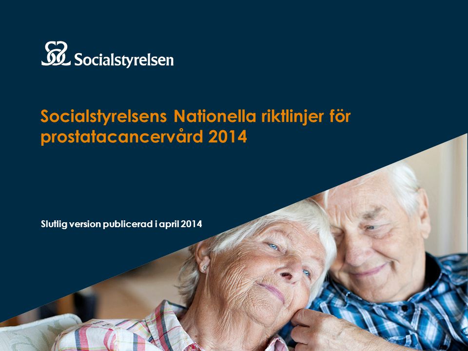 Socialstyrelsens Nationella riktlinjer för prostatacancervård 2014