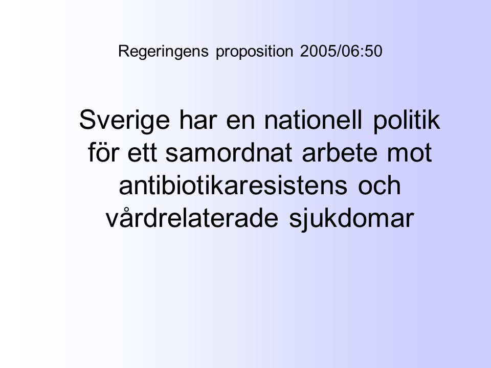 Regeringens proposition 2005/06:50