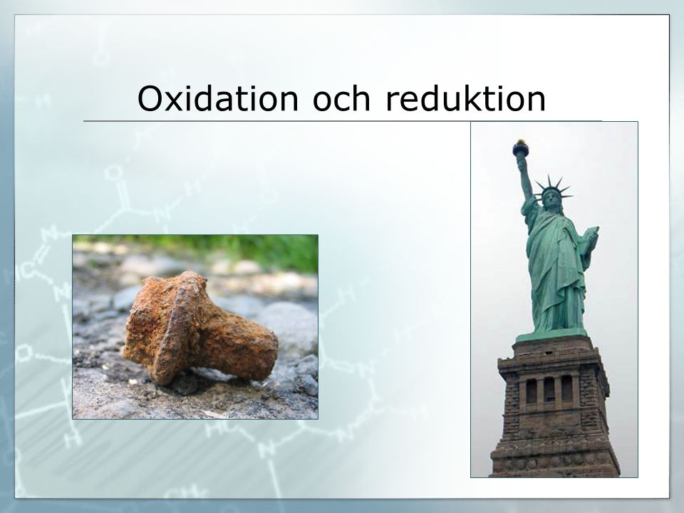 Oxidation och reduktion