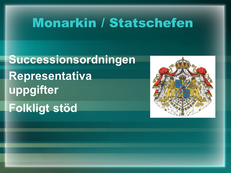 Monarkin / Statschefen