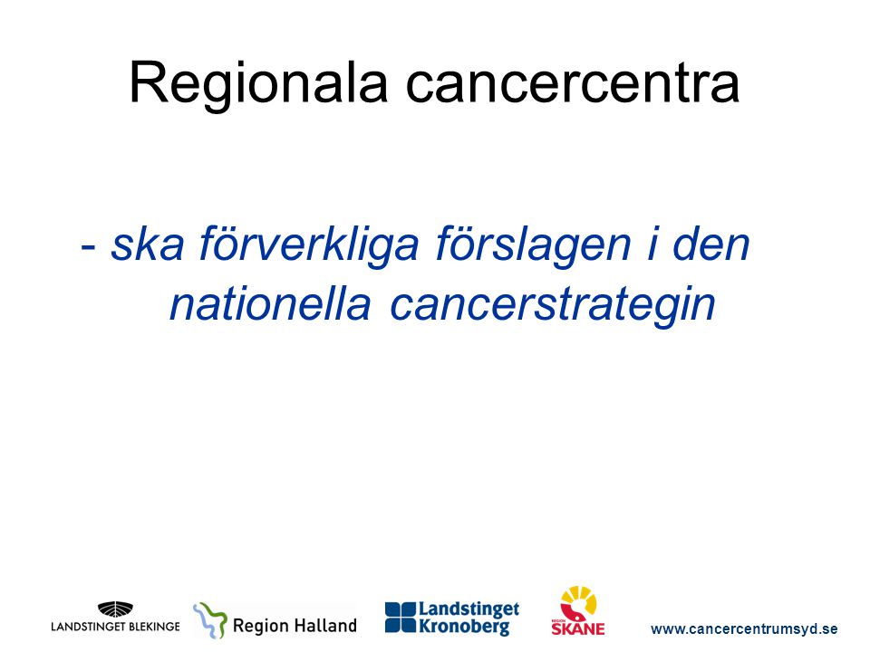 Regionala cancercentra
