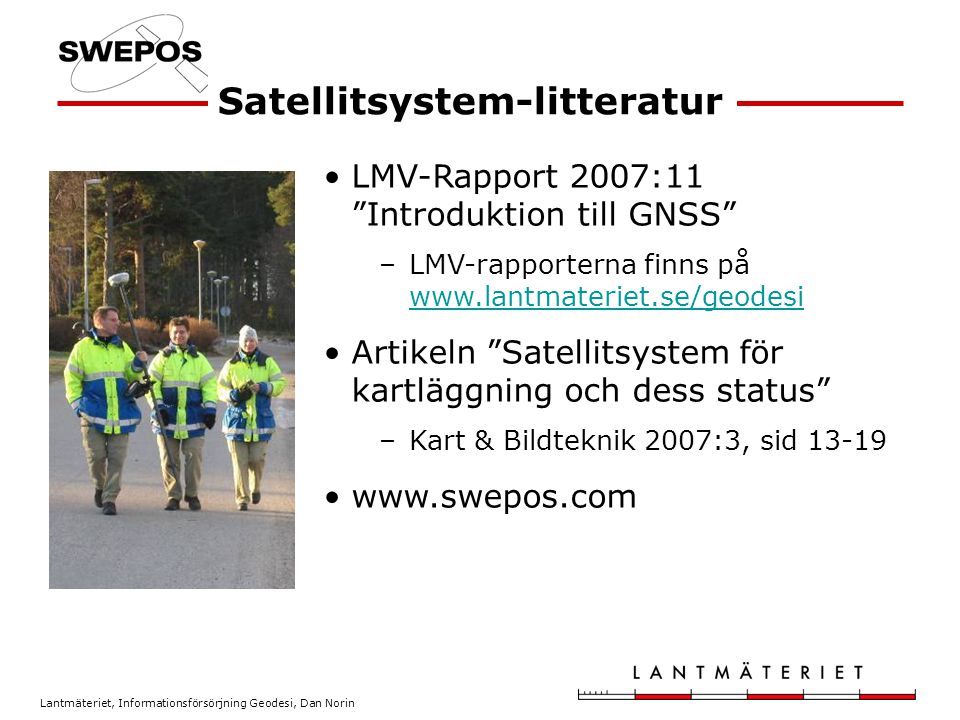 Satellitsystem-litteratur