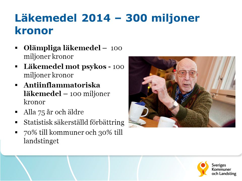 Läkemedel 2014 – 300 miljoner kronor