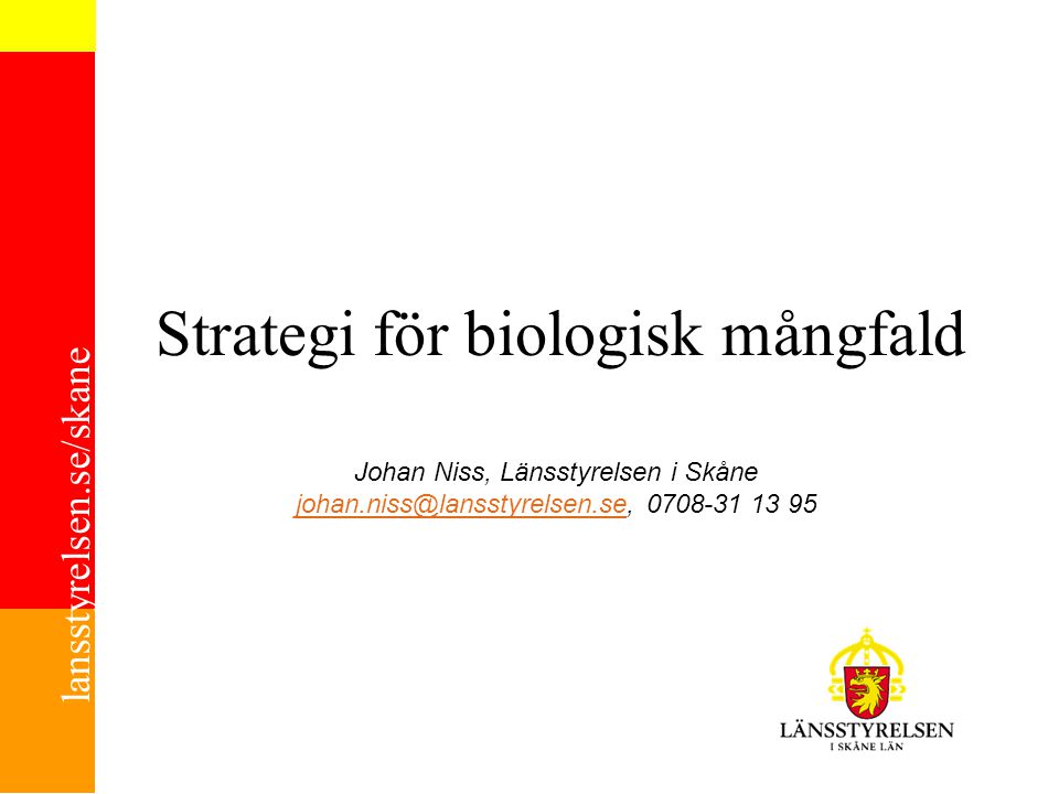 Strategi för biologisk mångfald