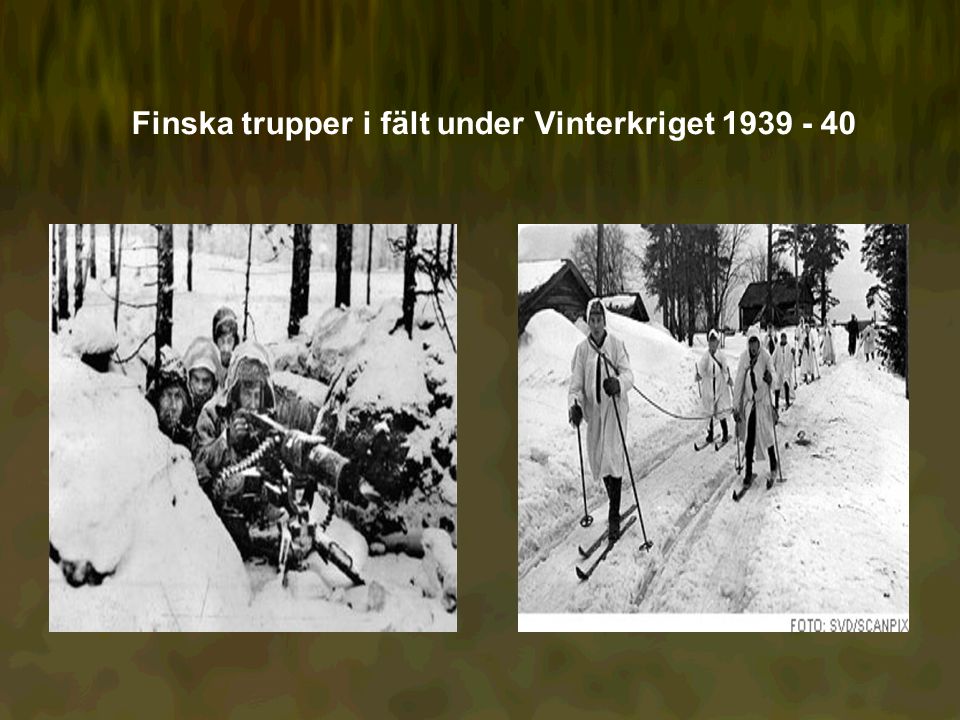 Finska trupper i fält under Vinterkriget