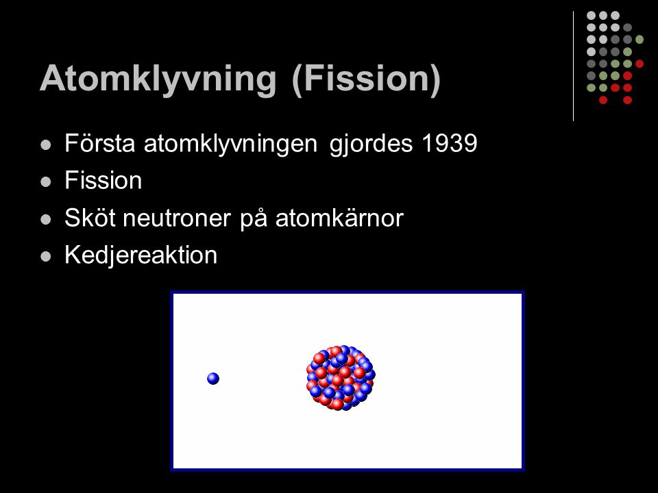 Atomklyvning (Fission)