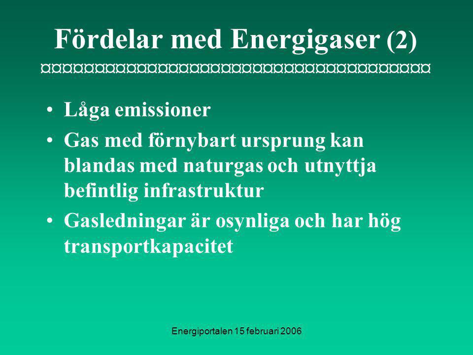 Fördelar med Energigaser (2) ¤¤¤¤¤¤¤¤¤¤¤¤¤¤¤¤¤¤¤¤¤¤¤¤¤¤¤¤¤¤¤¤¤¤¤¤¤