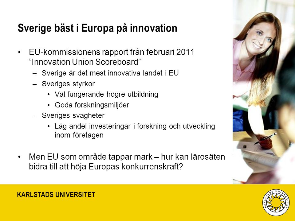 Sverige bäst i Europa på innovation
