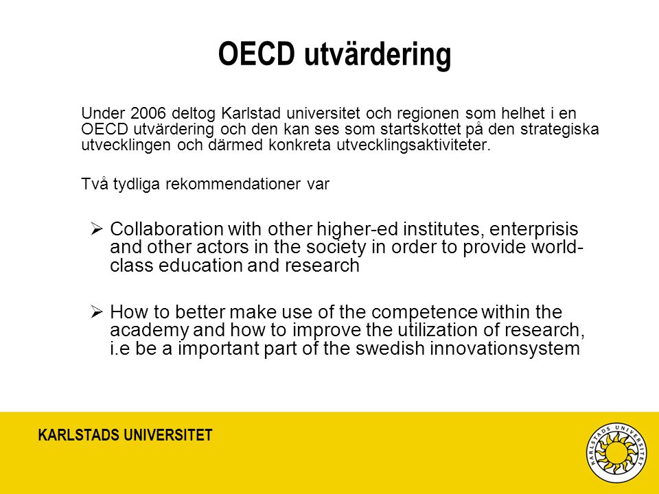 OECD utvärdering