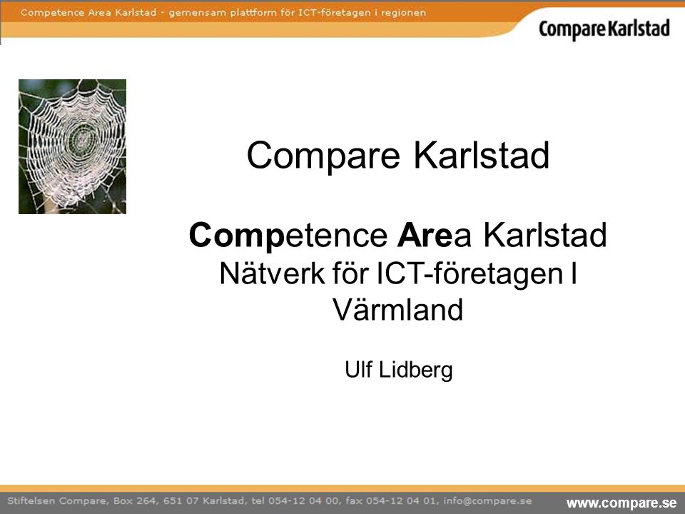 Compare Karlstad Competence Area Karlstad