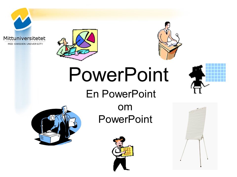 En PowerPoint om PowerPoint