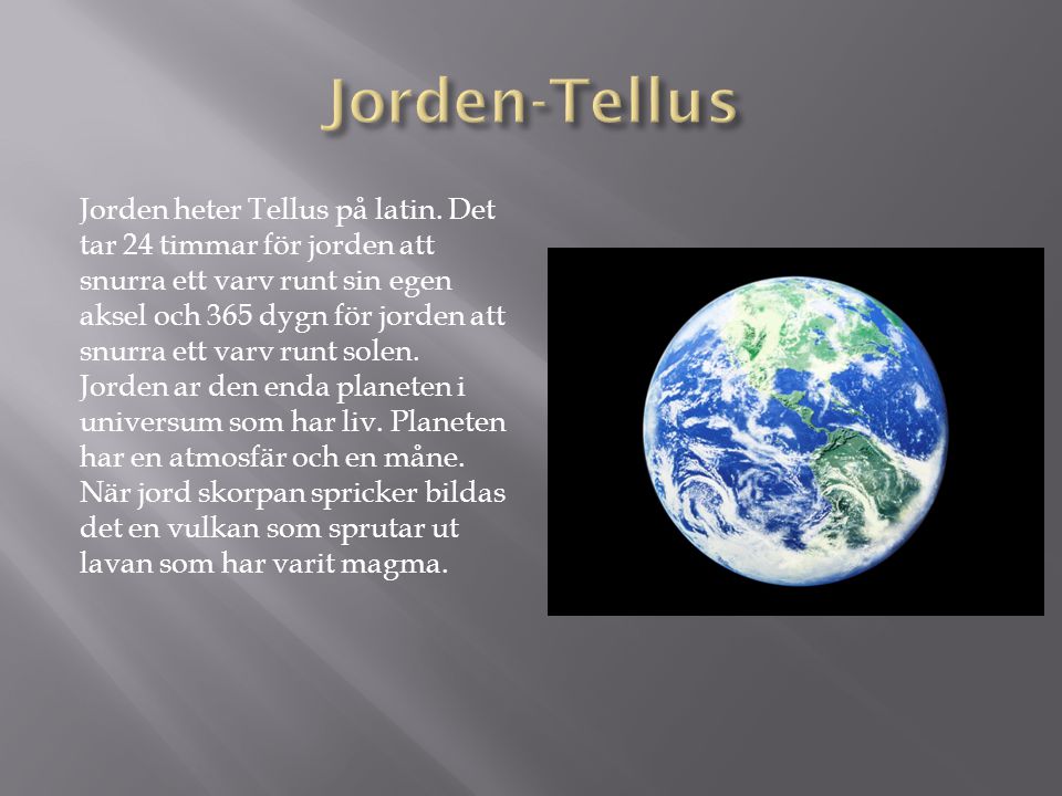 Jorden-Tellus