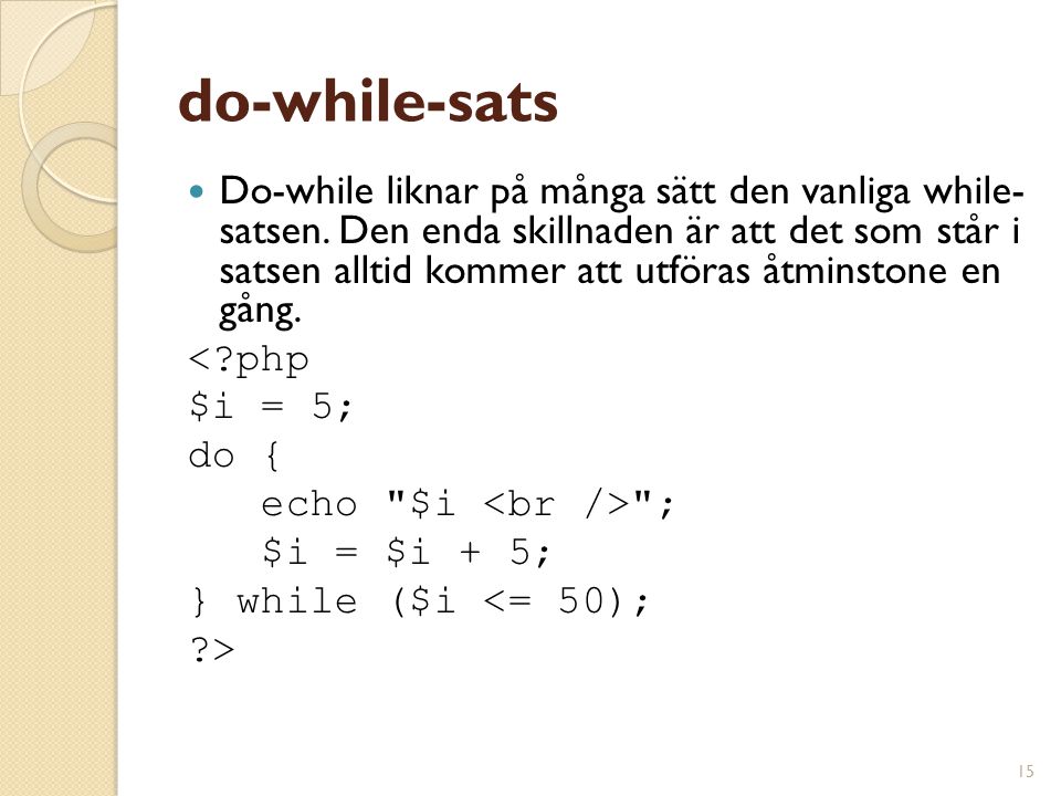 do-while-sats