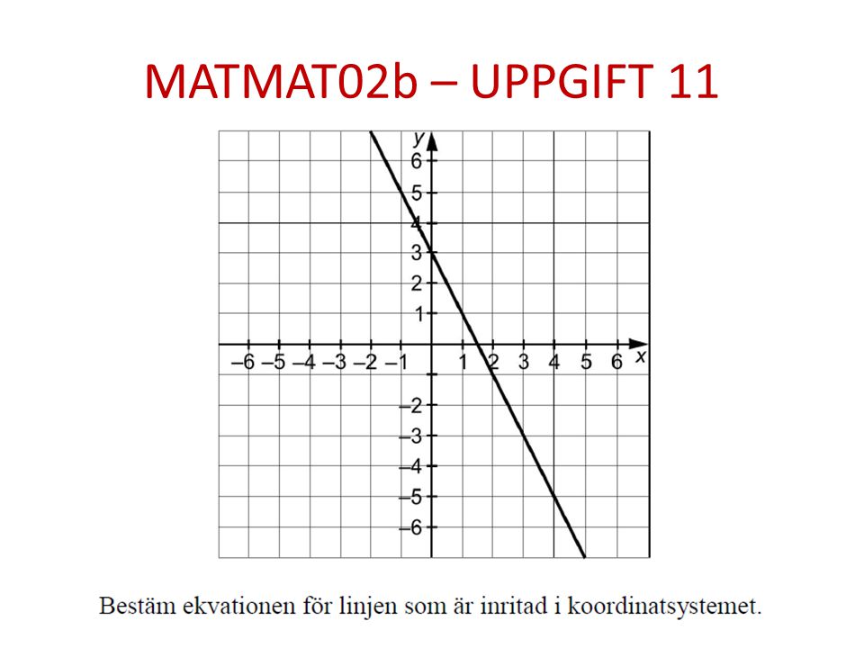 MATMAT02b – UPPGIFT 11