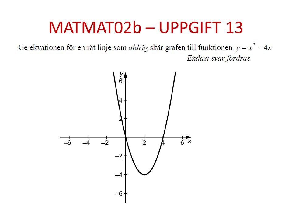 MATMAT02b – UPPGIFT 13