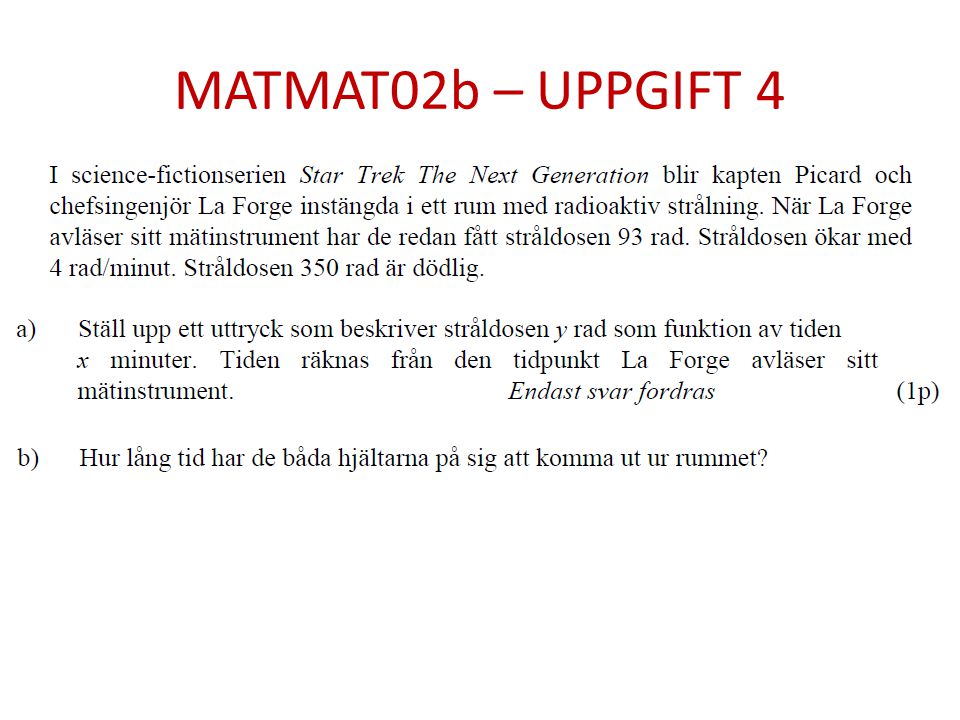 MATMAT02b – UPPGIFT 4