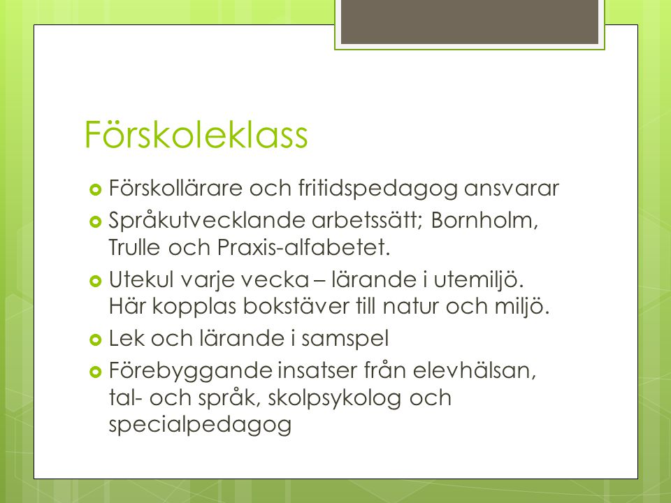 F-6 Och Fritidshem/fritidsklubb 2013/14 - Ppt Ladda Ner