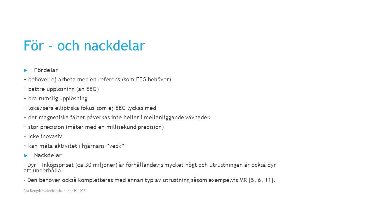 MAGNETENCEFALOGRAFI MEG - Ppt Ladda Ner