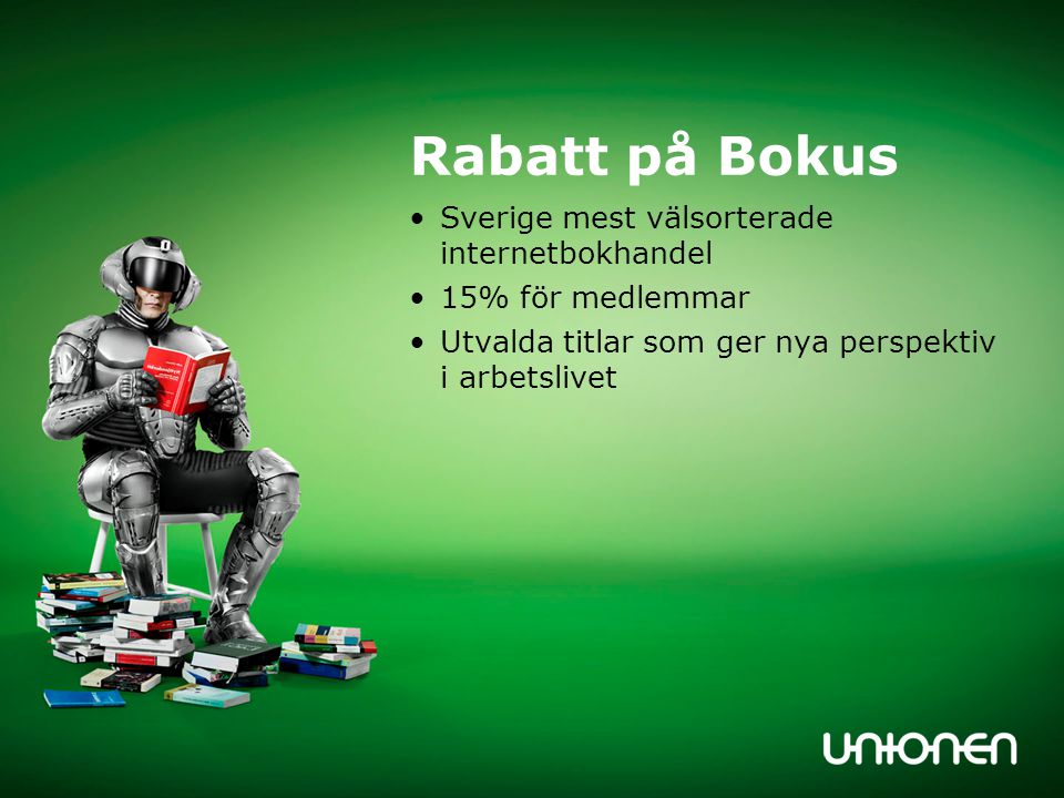 Rabatt på Bokus Sverige mest välsorterade internetbokhandel