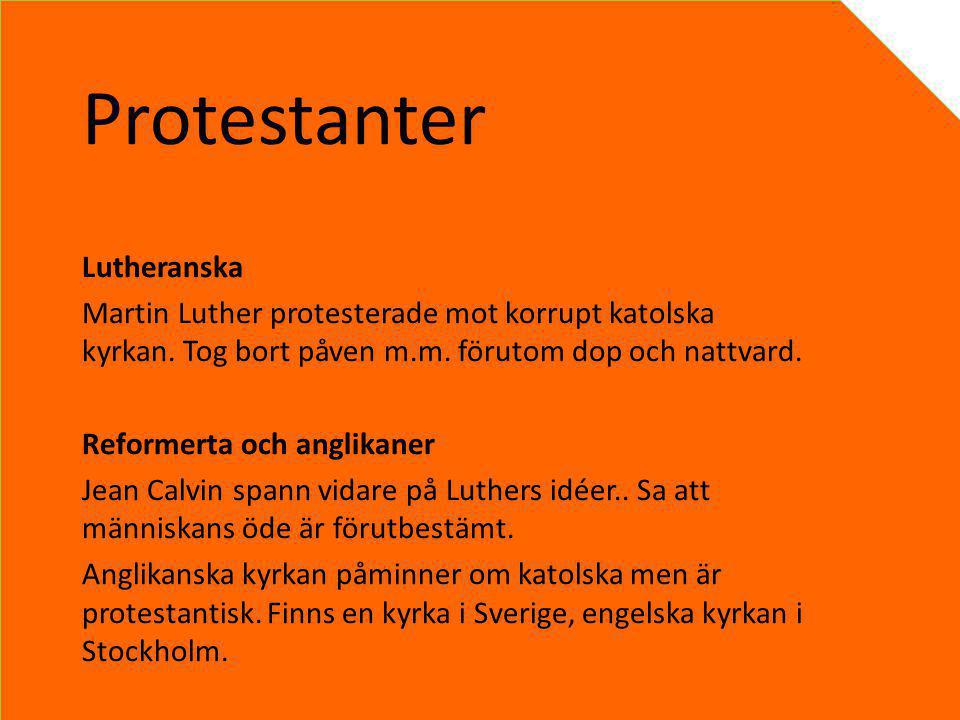 Protestanter Lutheranska