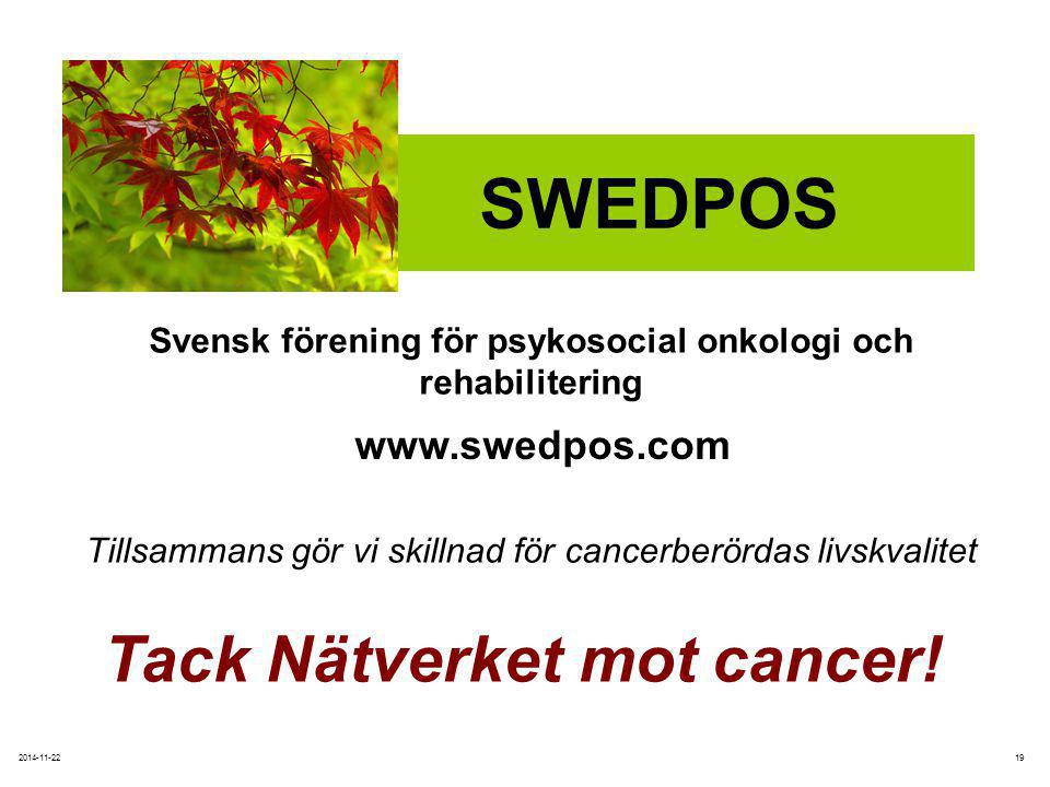 Svensk förening för psykosocial onkologi och rehabilitering