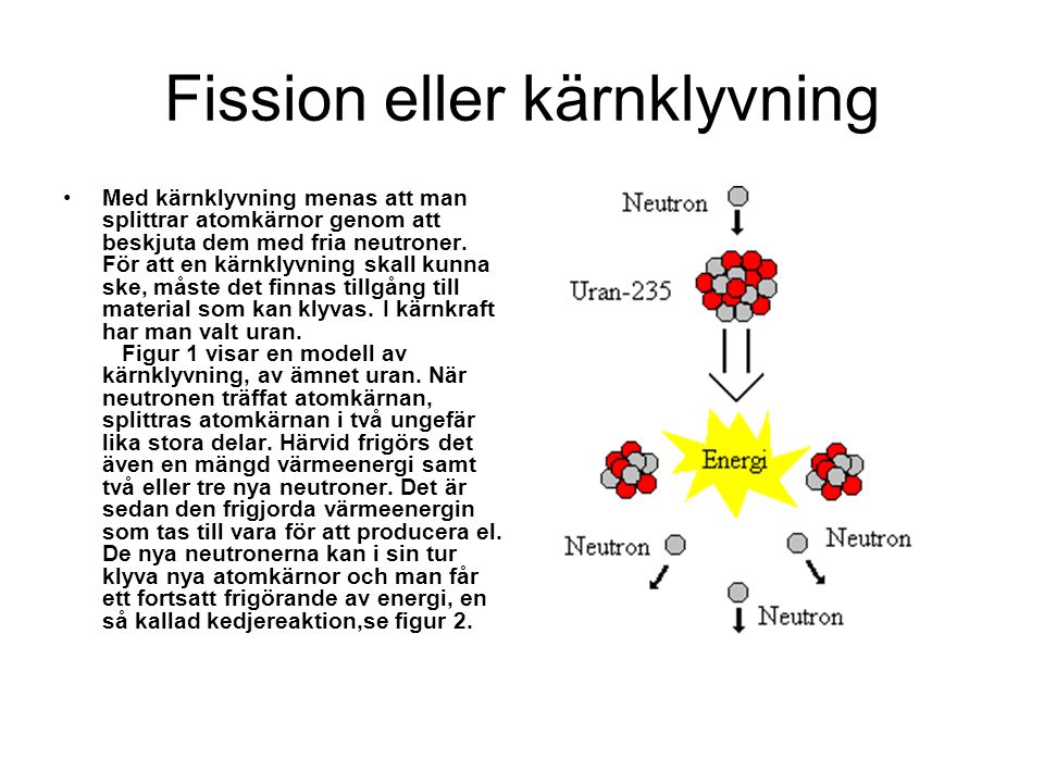Fission eller kärnklyvning