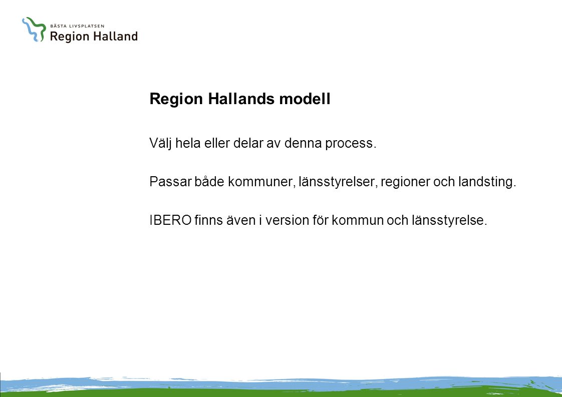 Region Hallands modell