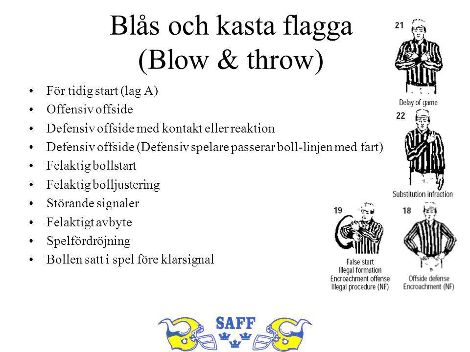 Blås och kasta flagga (Blow & throw)