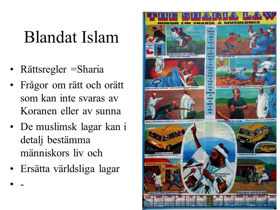 Blandat Islam Rättsregler =Sharia