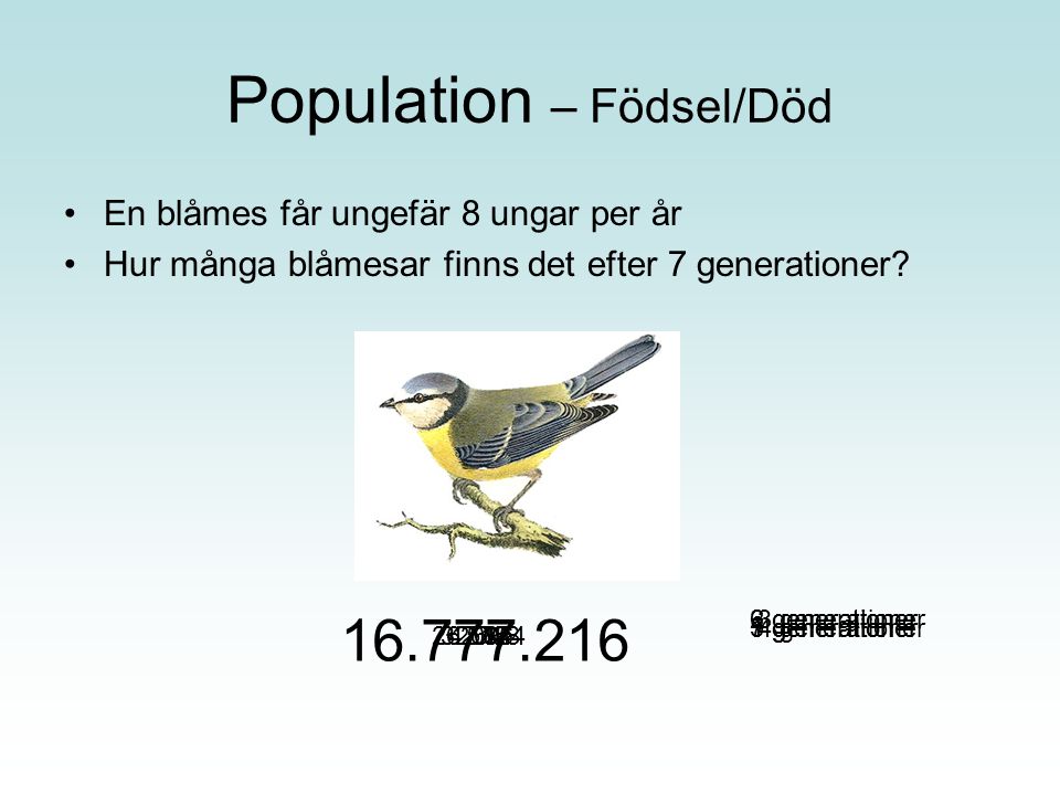 Population – Födsel/Död