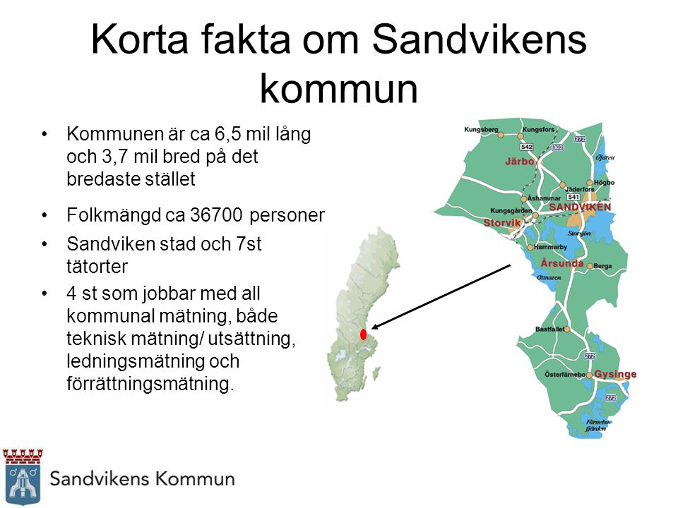 Korta fakta om Sandvikens kommun