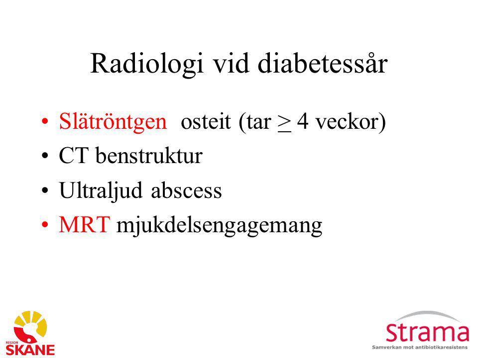 Radiologi vid diabetessår