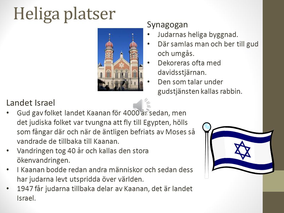 Heliga platser Synagogan Landet Israel Judarnas heliga byggnad.