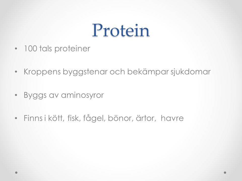 Protein 100 tals proteiner Kroppens byggstenar och bekämpar sjukdomar