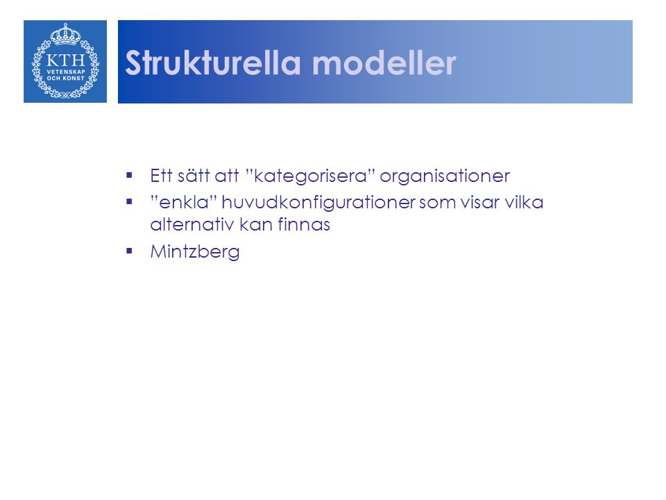 Strukturella modeller
