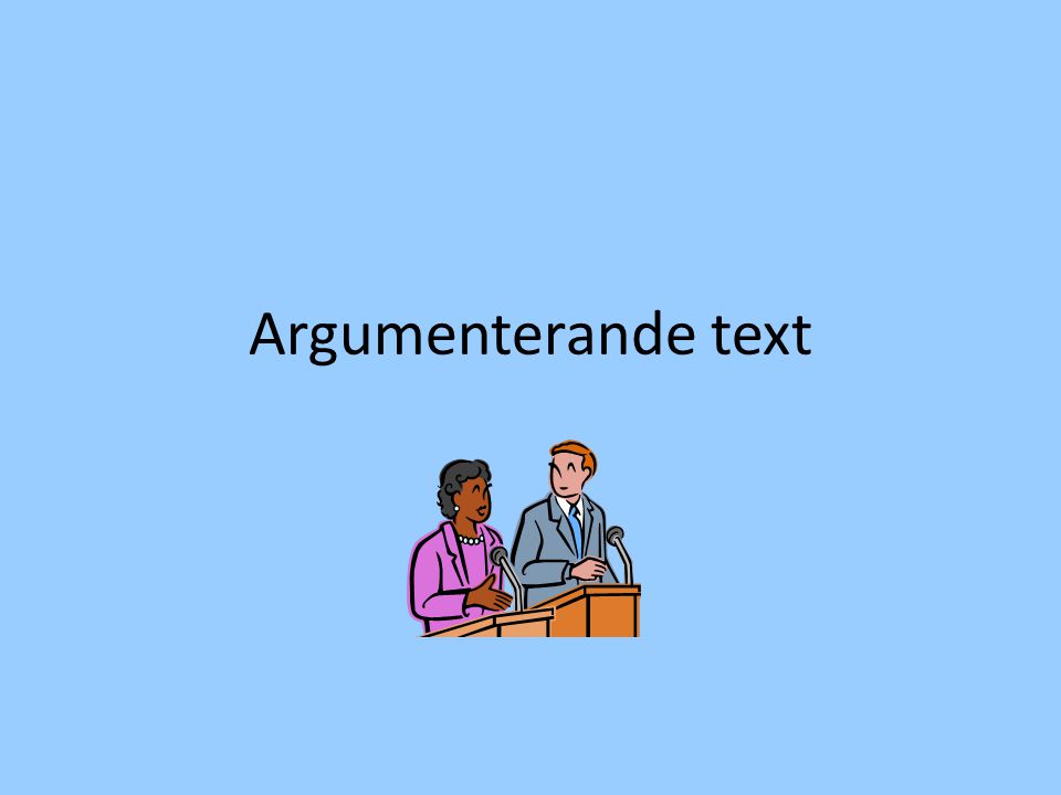 Argumenterande text