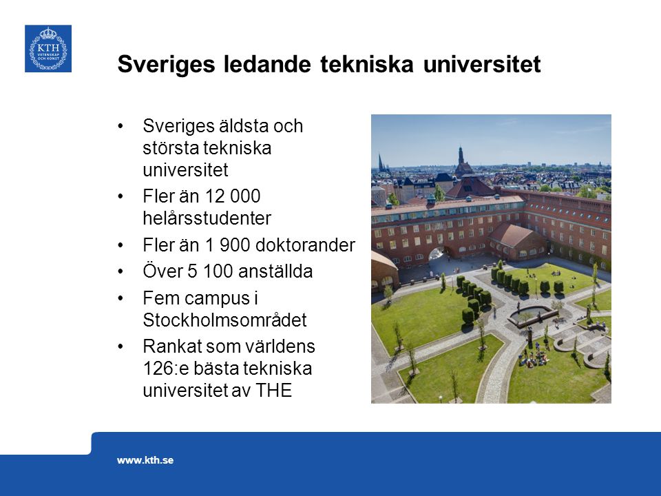 Sveriges ledande tekniska universitet