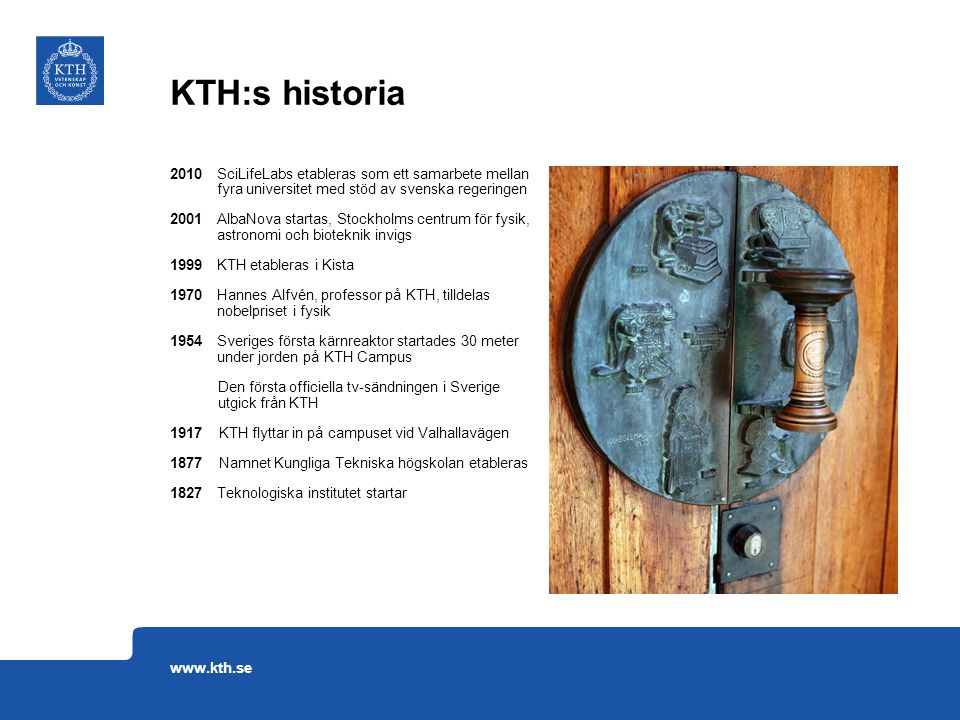 KTH:s historia