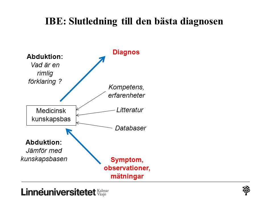 IBE: Slutledning till den bästa diagnosen