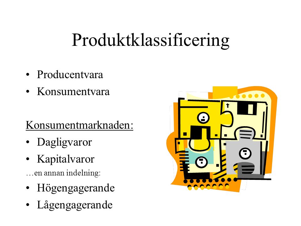 Produktklassificering